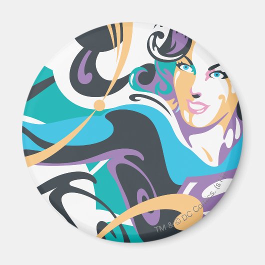 スーパーガールカラスプラッシュスワーズ1 マグネット (正面)