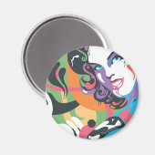 スーパーガールカラスプラッシュスワーズ4 マグネット (正面/裏面)