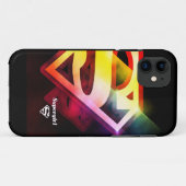 スーパーガールカラフルロゴ Case-Mate iPhoneケース (裏面(横))