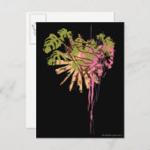 スーパーガールカラースプラッシュ ポストカード (正面/裏面)