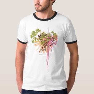 スーパーガールカラースプラッシュ Tシャツ