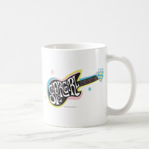 スーパーガールギター コーヒーマグカップ