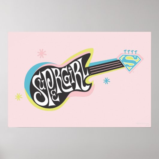 スーパーガールギター ポスター (正面)