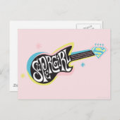 スーパーガールギター ポストカード (正面/裏面)