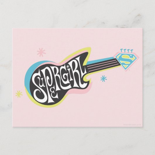 スーパーガールギター ポストカード (正面)