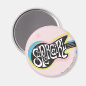 スーパーガールギター マグネット (正面/裏面)