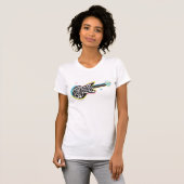 スーパーガールギター Tシャツ (正面フル)