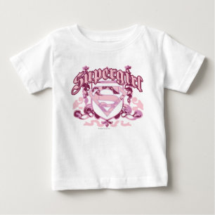 スーパーガールクレストデザイン ベビーTシャツ