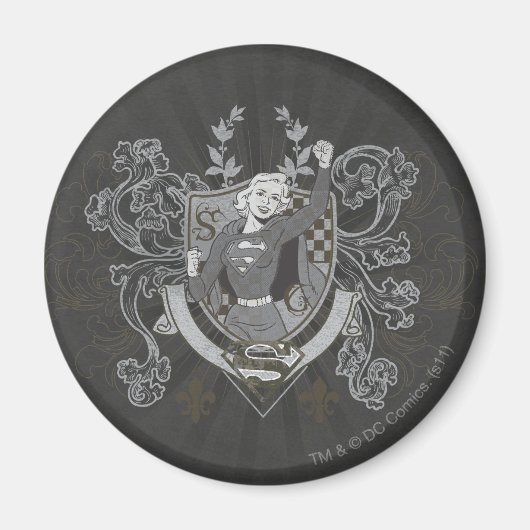 スーパーガールクレスト マグネット (正面)