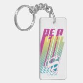スーパーガールグラフィック「Be a Girl」 キーホルダー (正面左)