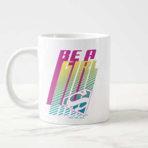 スーパーガールグラフィック「Be a Girl」 ジャンボコーヒーマグカップ