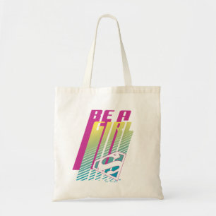 スーパーガールグラフィック「Be a Girl」 トートバッグ