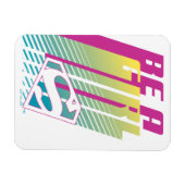 スーパーガールグラフィック「Be a Girl」 マグネット (横)