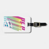 スーパーガールグラフィック「Be a Girl」 ラゲッジタグ (正面横)