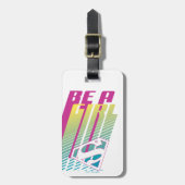 スーパーガールグラフィック「Be a Girl」 ラゲッジタグ (正面縦)