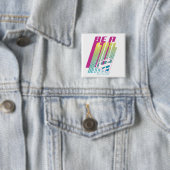 スーパーガールグラフィック「Be a Girl」 缶バッジ (インサイチュ)