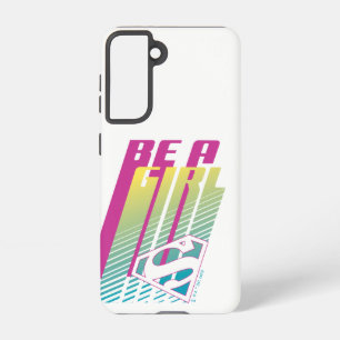 スーパーガールグラフィック「Be a Girl」 Samsung Galaxy S21ケース