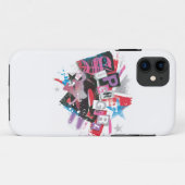 スーパーガールグランジデザイン Case-Mate iPhoneケース (裏面(横))