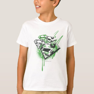 スーパーガールグリーンスピル Tシャツ