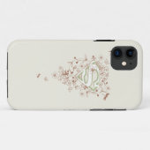 スーパーガールグリーンフローラロゴ Case-Mate iPhoneケース (裏面(横))