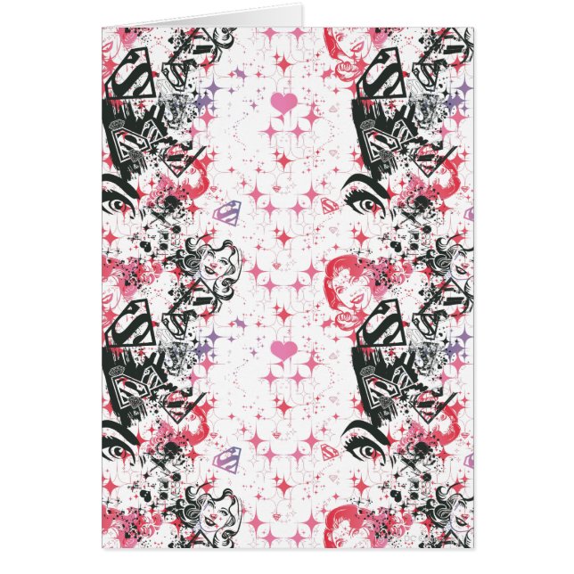 スーパーガールコラージュのパターン (正面)