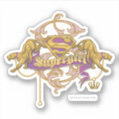 スーパーガールゴールデンキャット2 シール (正面)