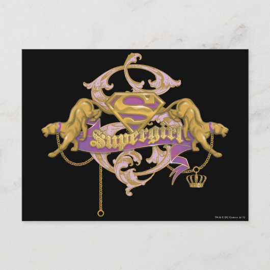 スーパーガールゴールデンキャット2 ポストカード (正面)