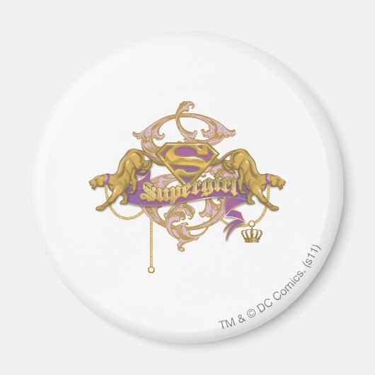 スーパーガールゴールデンキャット2 マグネット (正面)