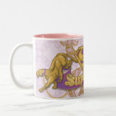 スーパーガールゴールデンキャット3 ツートーンマグカップ (左)