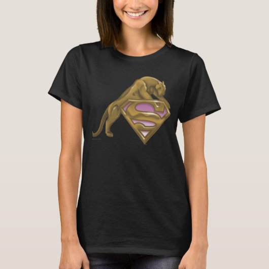 スーパーガールゴールデンキャット Tシャツ (正面)