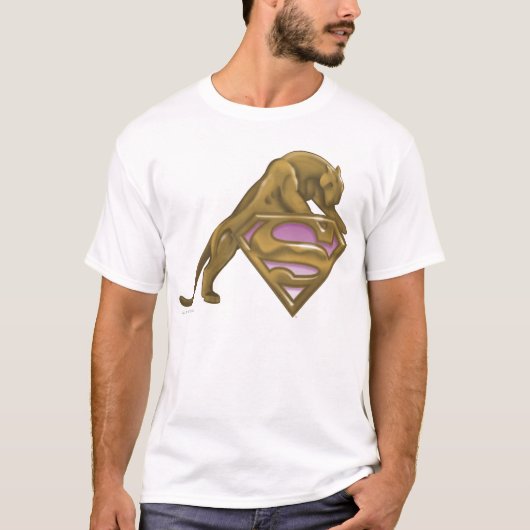 スーパーガールゴールデンキャット Tシャツ (正面)