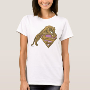 スーパーガールゴールデンキャット Tシャツ