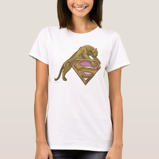 スーパーガールゴールデンキャット Tシャツ (正面)