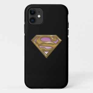 スーパーガールゴールデンロゴ iPhone 11 ケース