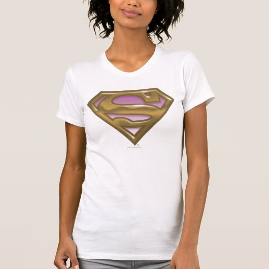 スーパーガールゴールデンロゴ Tシャツ (正面)