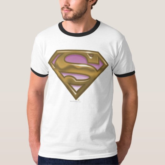 スーパーガールゴールデンロゴ Tシャツ (正面)