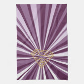 スーパーガールスタッズSシールド キッチンタオル (縦)