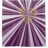 スーパーガールスタッズSシールド シャワーカーテン (正面)