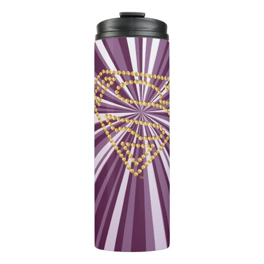 スーパーガールスタッズSシールド タンブラー (正面)