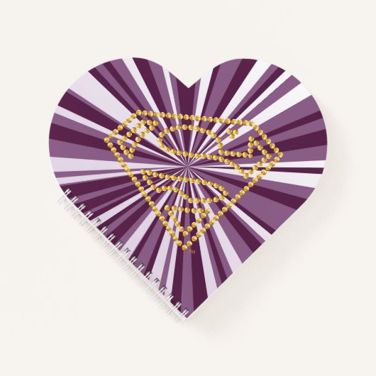 スーパーガールスタッズSシールド ノートブック (正面)