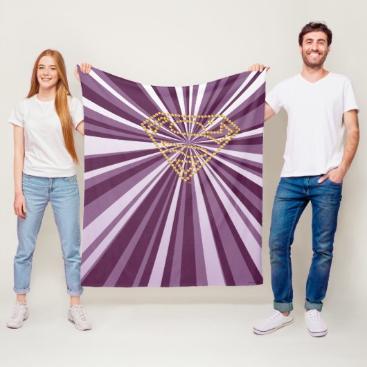 スーパーガールスタッズSシールド フリースブランケット (インサイチュ)