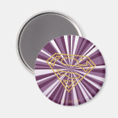 スーパーガールスタッズSシールド マグネット (正面/裏面)