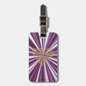 スーパーガールスタッズSシールド ラゲッジタグ (正面縦)