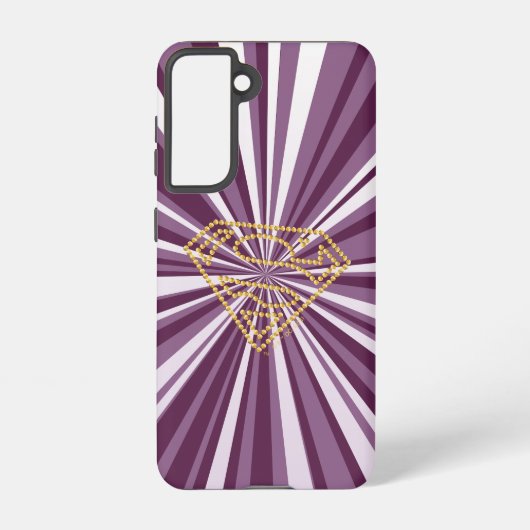 スーパーガールスタッズSシールド SAMSUNG GALAXYケース (裏面)