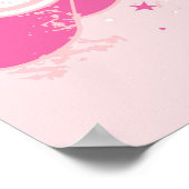 スーパーガールスターとロゴ ポスター (角)