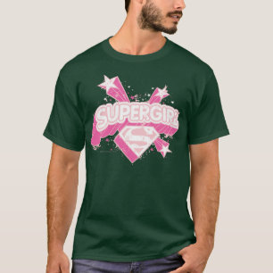 スーパーガールスターズアンドロゴ Tシャツ