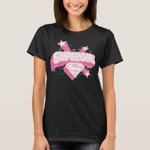 スーパーガールスターズアンドロゴ Tシャツ