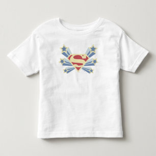スーパーガールスターズSシールド トドラーTシャツ