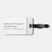 スーパーガールスターズSシールド ラゲッジタグ (裏面横)