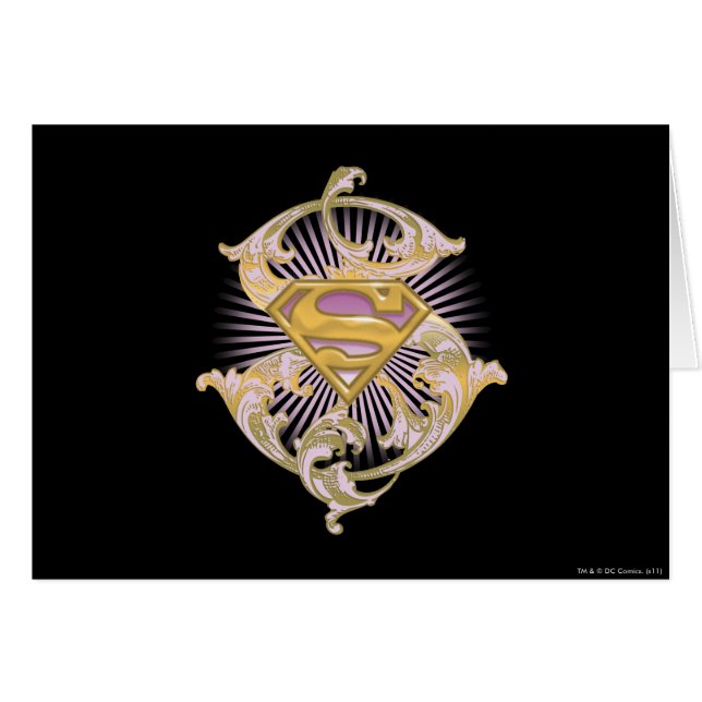 スーパーガールスターバストロゴ (正面横)